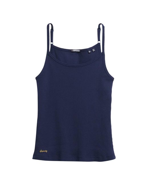 Superdry Blue Top 'Essentials'