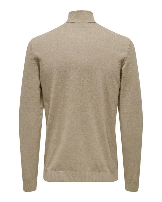 Only & Sons Pullover Onsloui in Natural für Herren