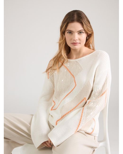 Monari White Pullover