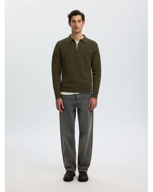 SELECTED Pullover in Green für Herren