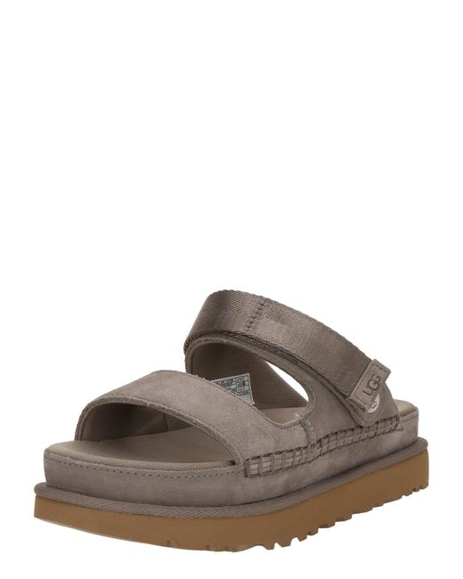 Ugg Brown Pantolette 'Goldenstar Glide'