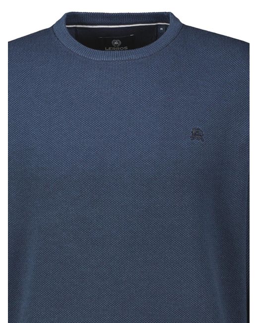 Lerros Pullover Basic in Blue für Herren