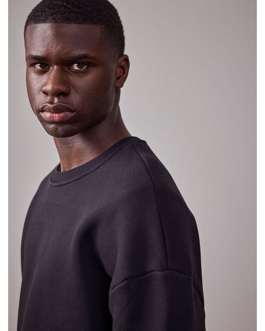 DAN FOX APPAREL Sweatshirt 'the essential' in Black für Herren