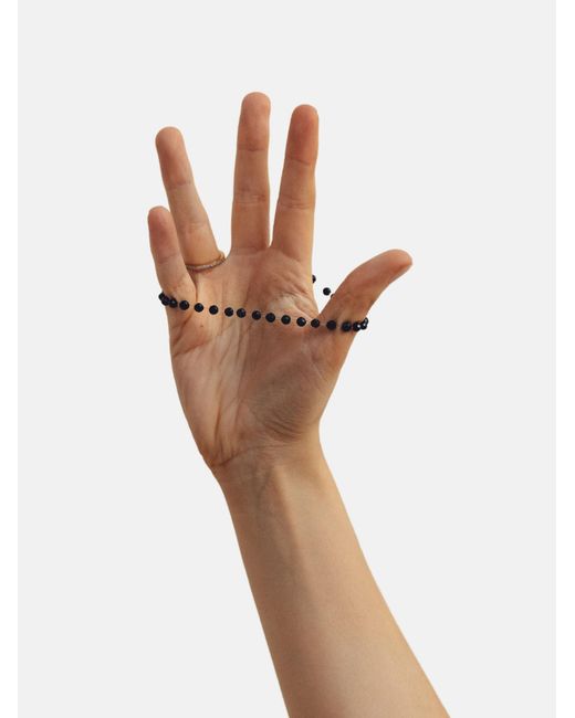 GOOD.designs Perlenarmband in Black für Herren