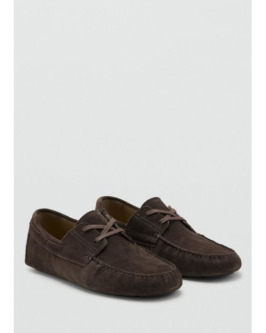 Mango Schnürschuh Driver in Brown für Herren