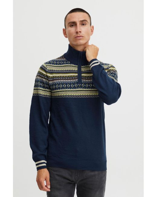 Blend Strickpullover in Blue für Herren