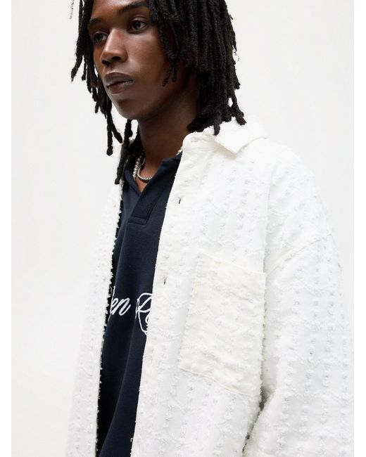 Pull&Bear Hemd in White für Herren