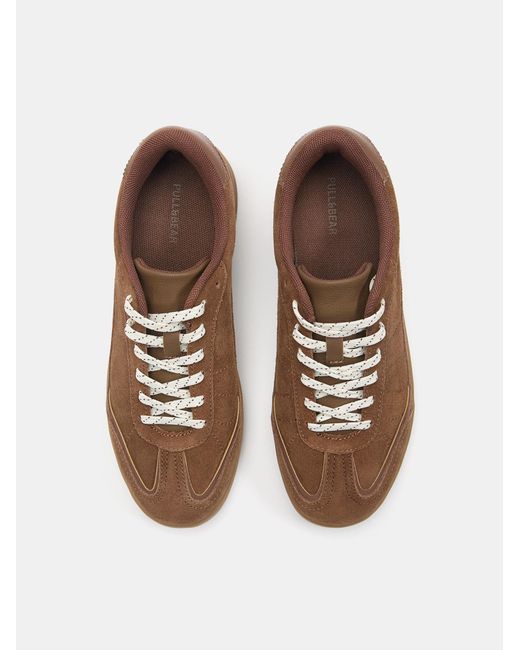 Pull&Bear Brown Sneaker