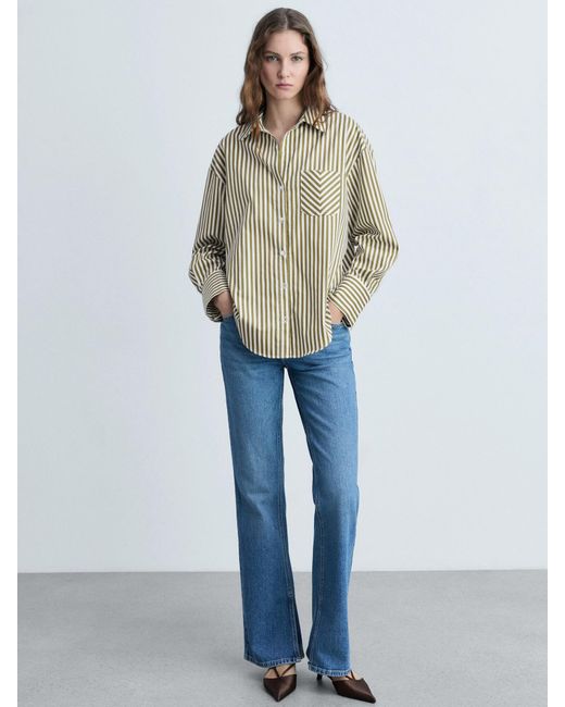 Mango White Bluse 'Fontana'