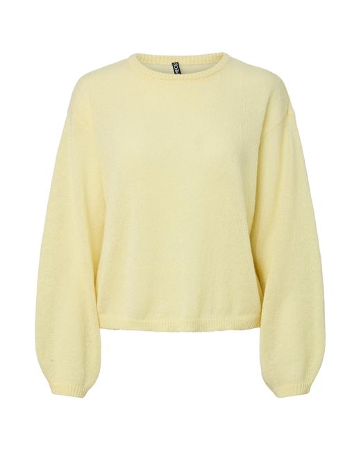 Pieces Yellow Pullover Pcida