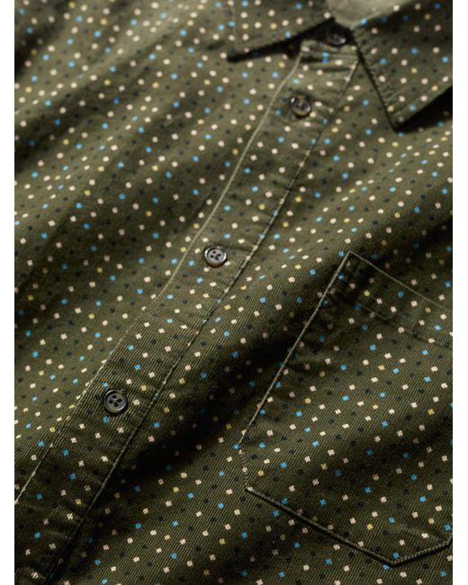 Seasalt Cornwall Hemd Shoreman Printed in Green für Herren