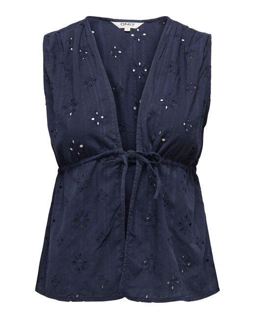 ONLY Blue Top 'Onlassisi'