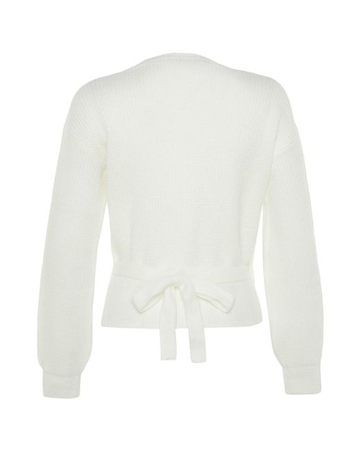 Trendyol White Pullover