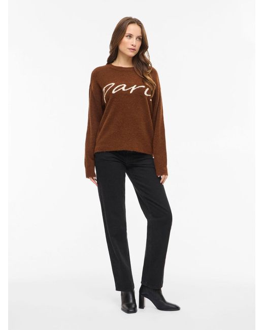 Vila Brown Pullover Viluna
