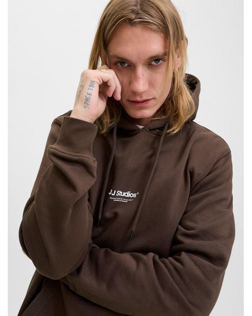 Jack & Jones Sweatshirt Jjesoho in Brown für Herren