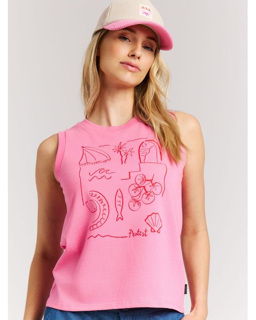 Protest Pink Top Prtanother