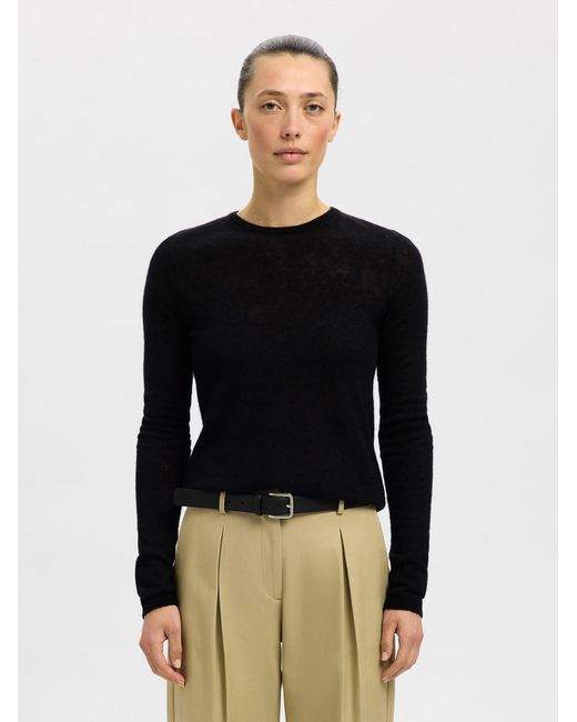 SELECTED Black Pullover Slfshirley