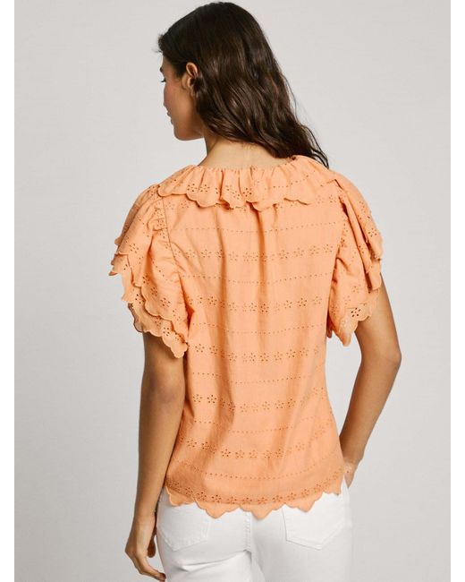 Pepe Jeans White Bluse 'Dame'