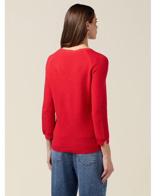Oltre Red Pullover