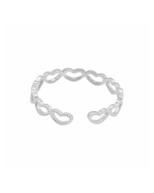 Heideman White Ring Piar