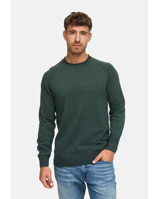 INDICODE Pullover Massum in Green für Herren