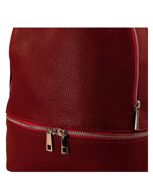 Toscanio Red Rucksack