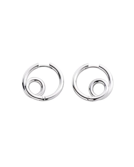 REYTEL White Ohrringe Loop