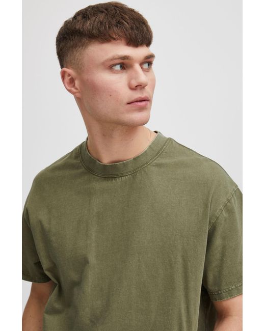 Solid T-Shirt Gerlak in Green für Herren