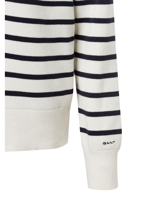 Gant White Strickjacke