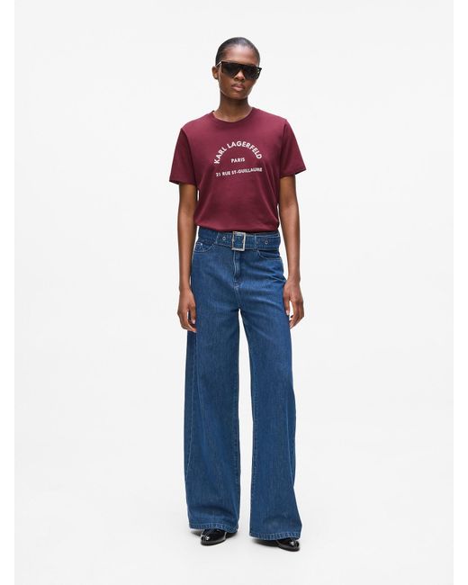 Karl Lagerfeld Red T-Shirt