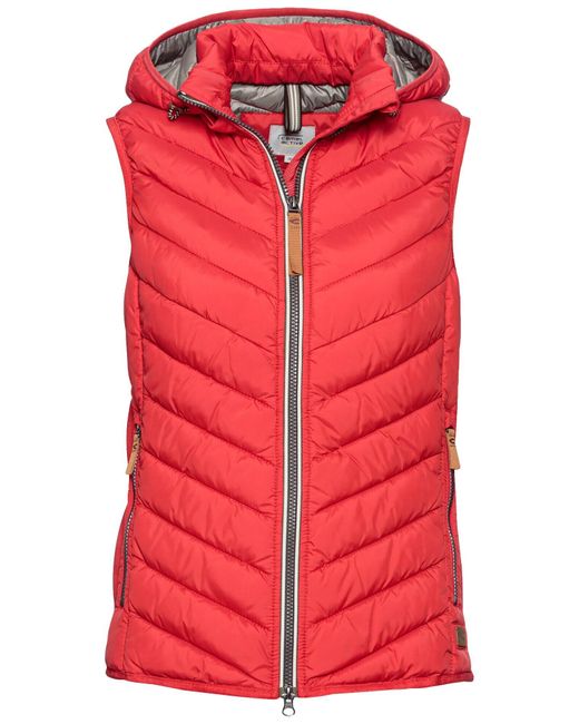 Camel Active Red Steppweste Aus Recyceltem Polyamid