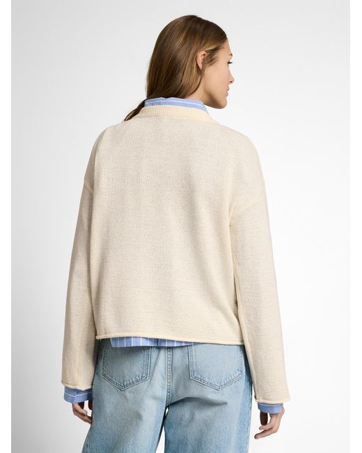 Tom Tailor White Pullover