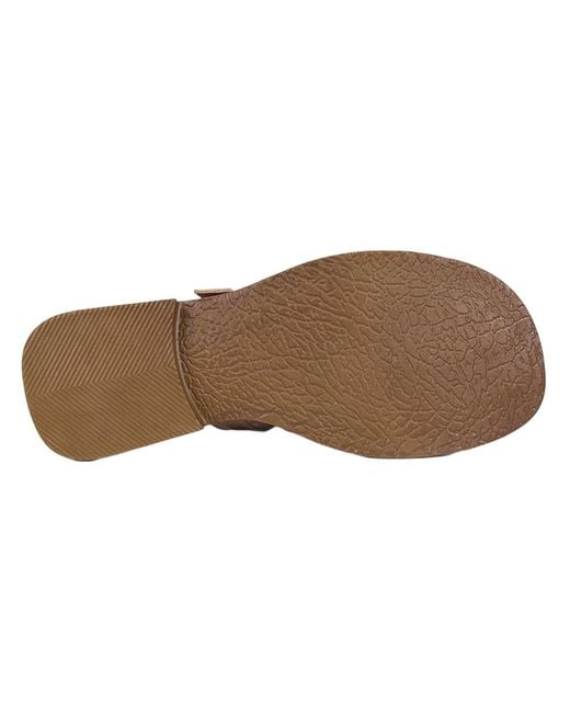 Desa Brown Pantolette Folien