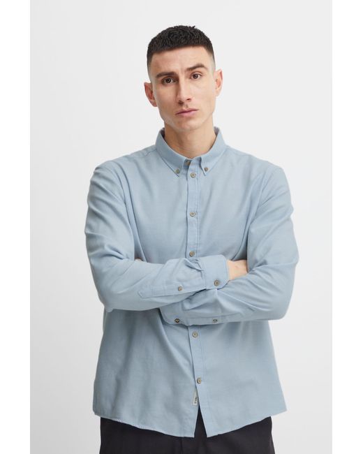 Solid Hemd in Blue für Herren