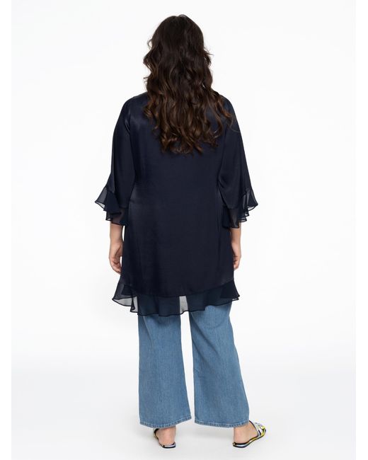 Yoek Blue Bluse