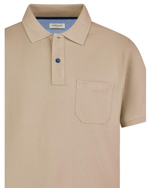 Redmond Shirt Basic in Natural für Herren