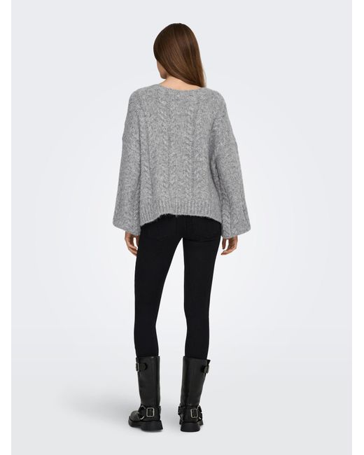 ONLY Gray Pullover Onlida