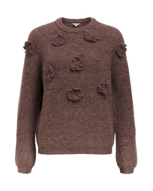 Object Brown Pullover Objgitta