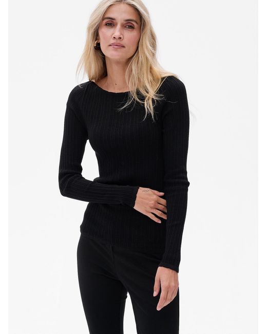 Blue Shadow Black Pullover