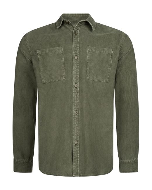 INDICODE Hemd Thyge in Green für Herren