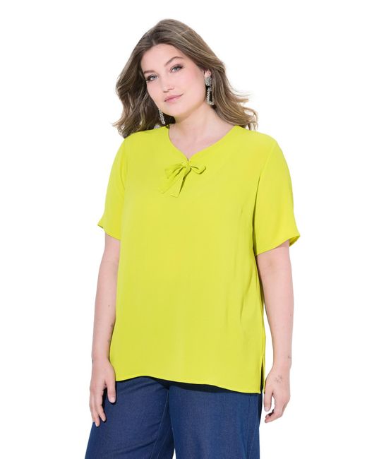 MIAMODA Yellow Bluse