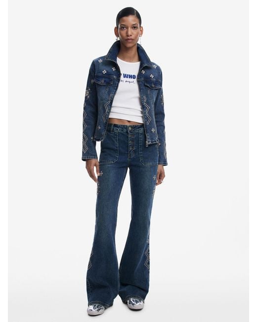 Desigual Blue Übergangsjacke