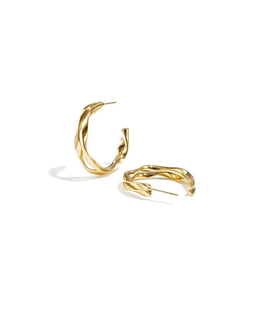 Cala Rose Metallic Ohrringe Twisted Wave