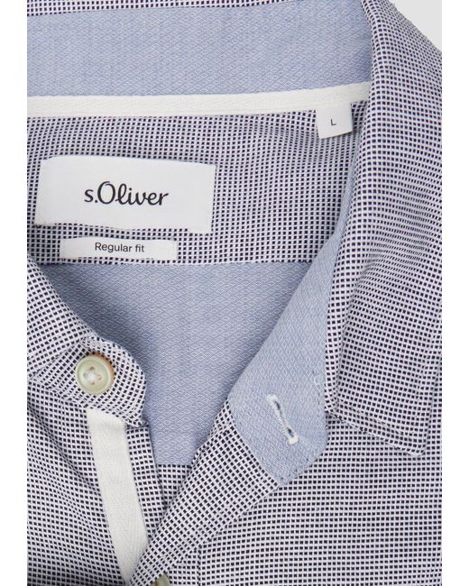 S.oliver Hemd in Gray für Herren