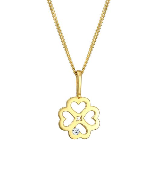 Elli Premium Metallic Kette Luck
