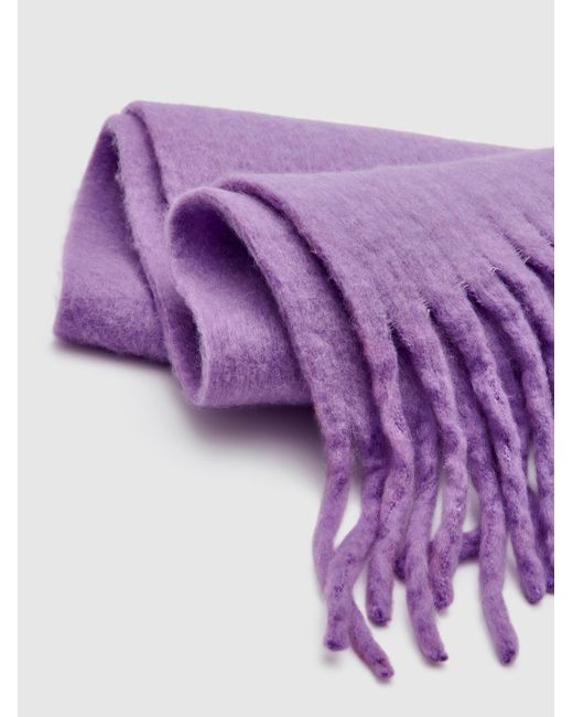 EDITED Purple Schal Aus Wolle Isra