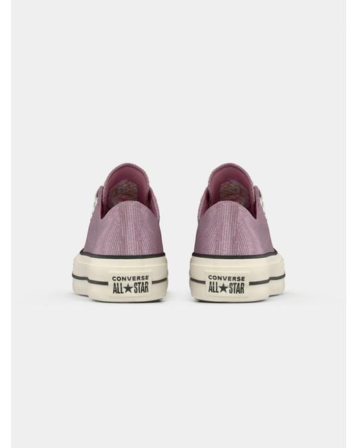Converse Pink Sneaker Ctas Lift Ox