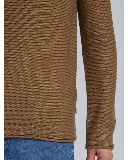 Solid Pullover in Brown für Herren