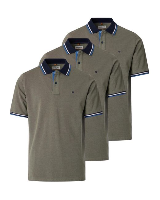 Redmond Shirt Basic in Green für Herren