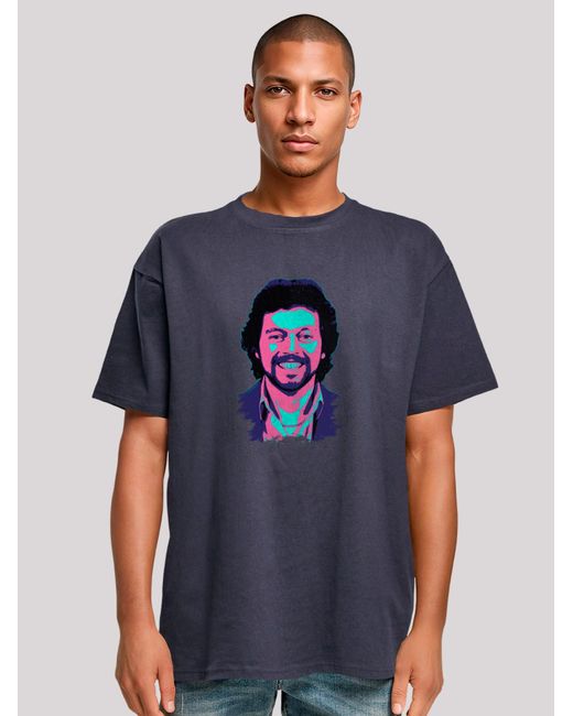 F4NT4STIC T-Shirt Tv Times Jeremy Beadle 1982 Pop Art in Blue für Herren